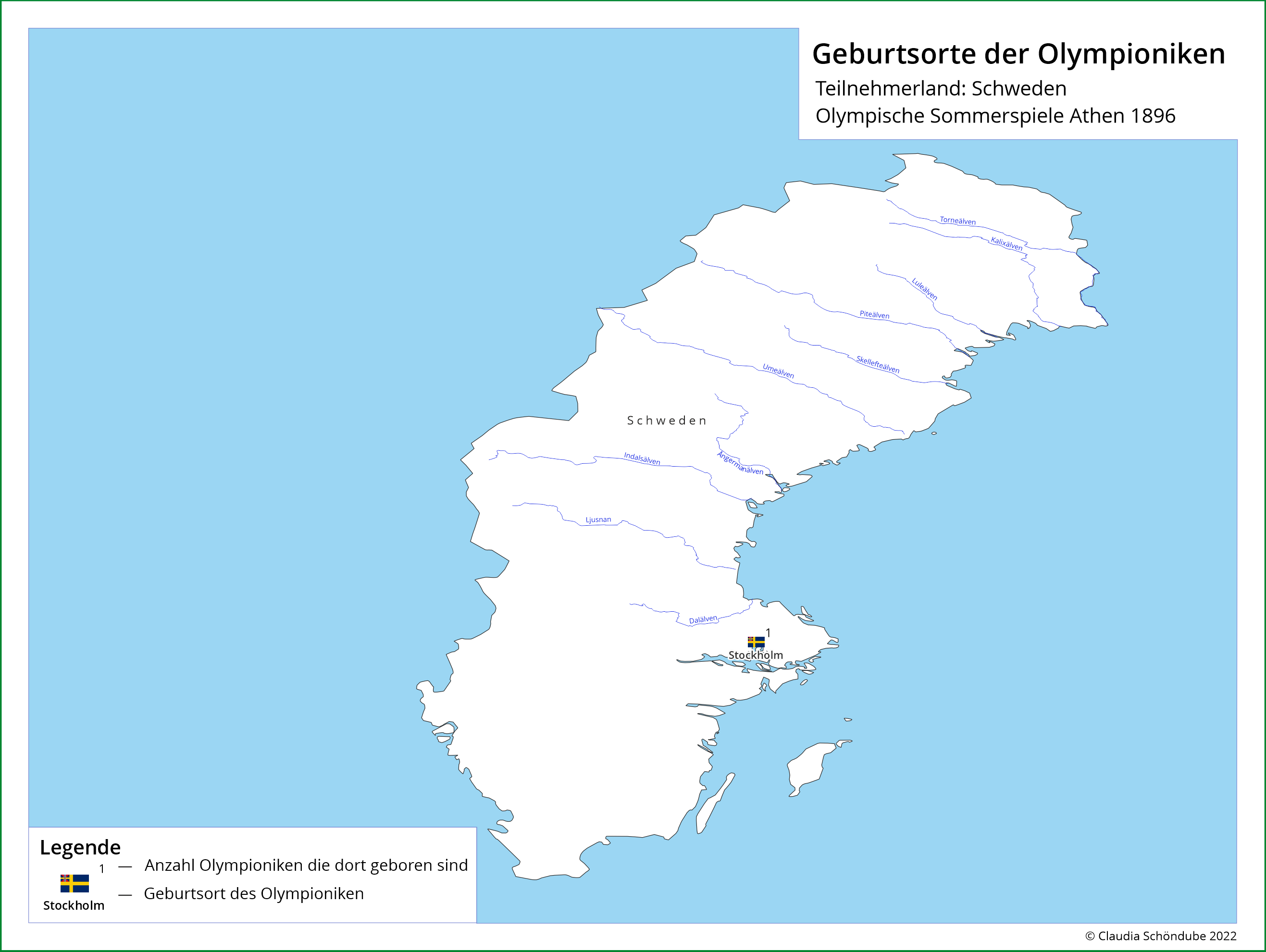 Geburtsorte Teilnehmer Schweden