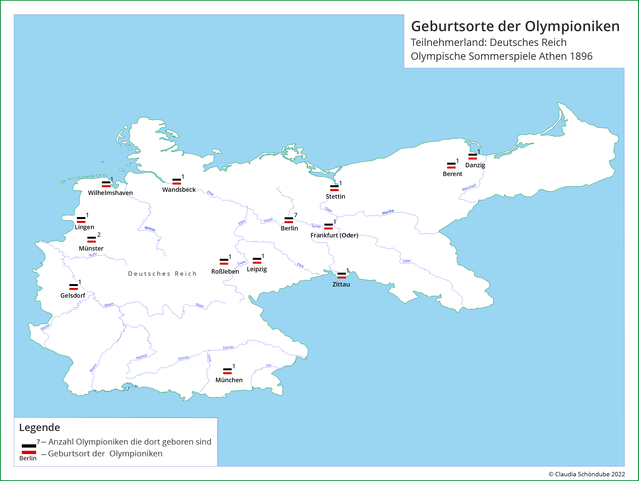 Geburtsorte Teilnehmer Deutsches Reich