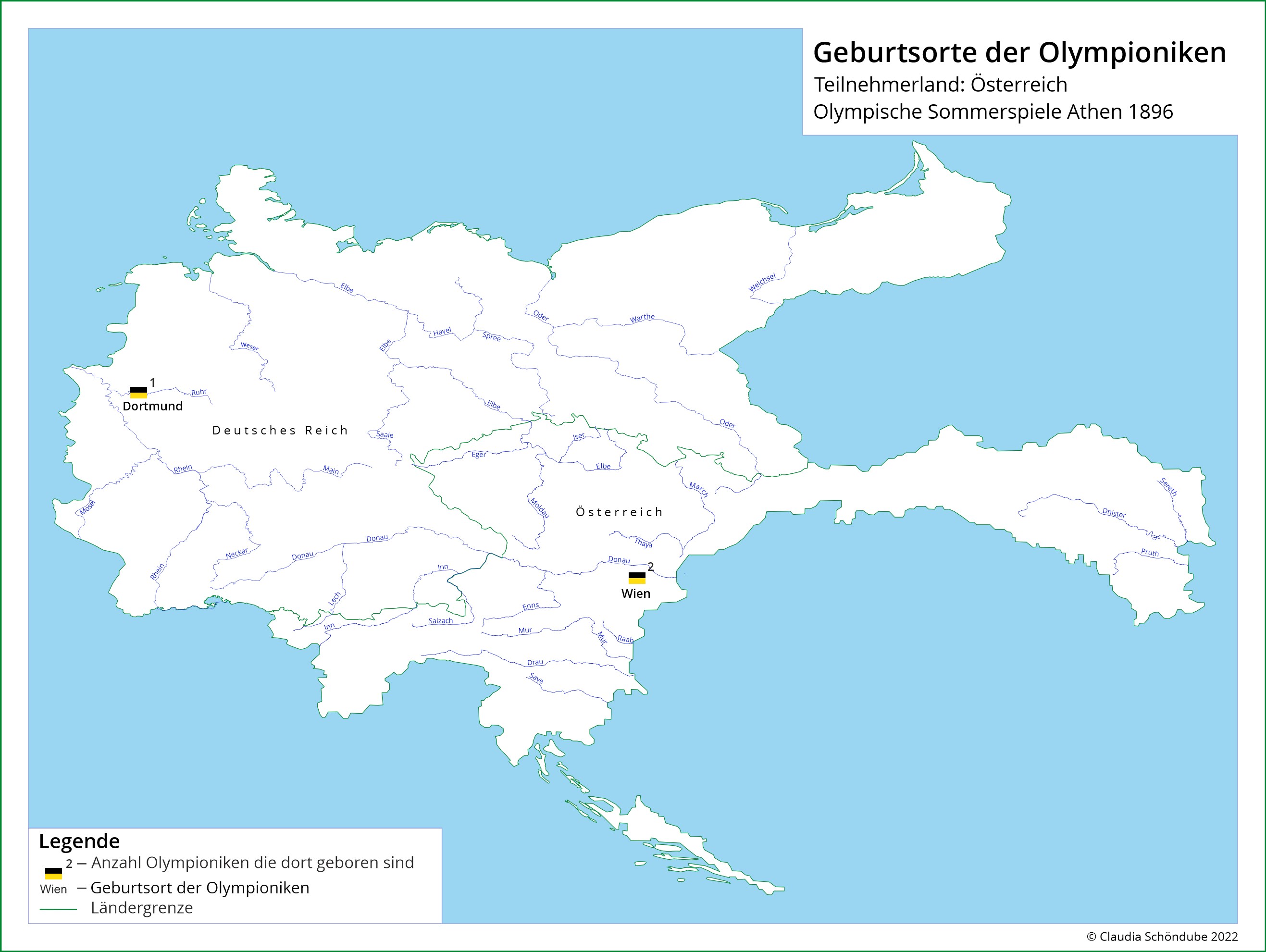 Geburtsorte Teilnehmer Österreich