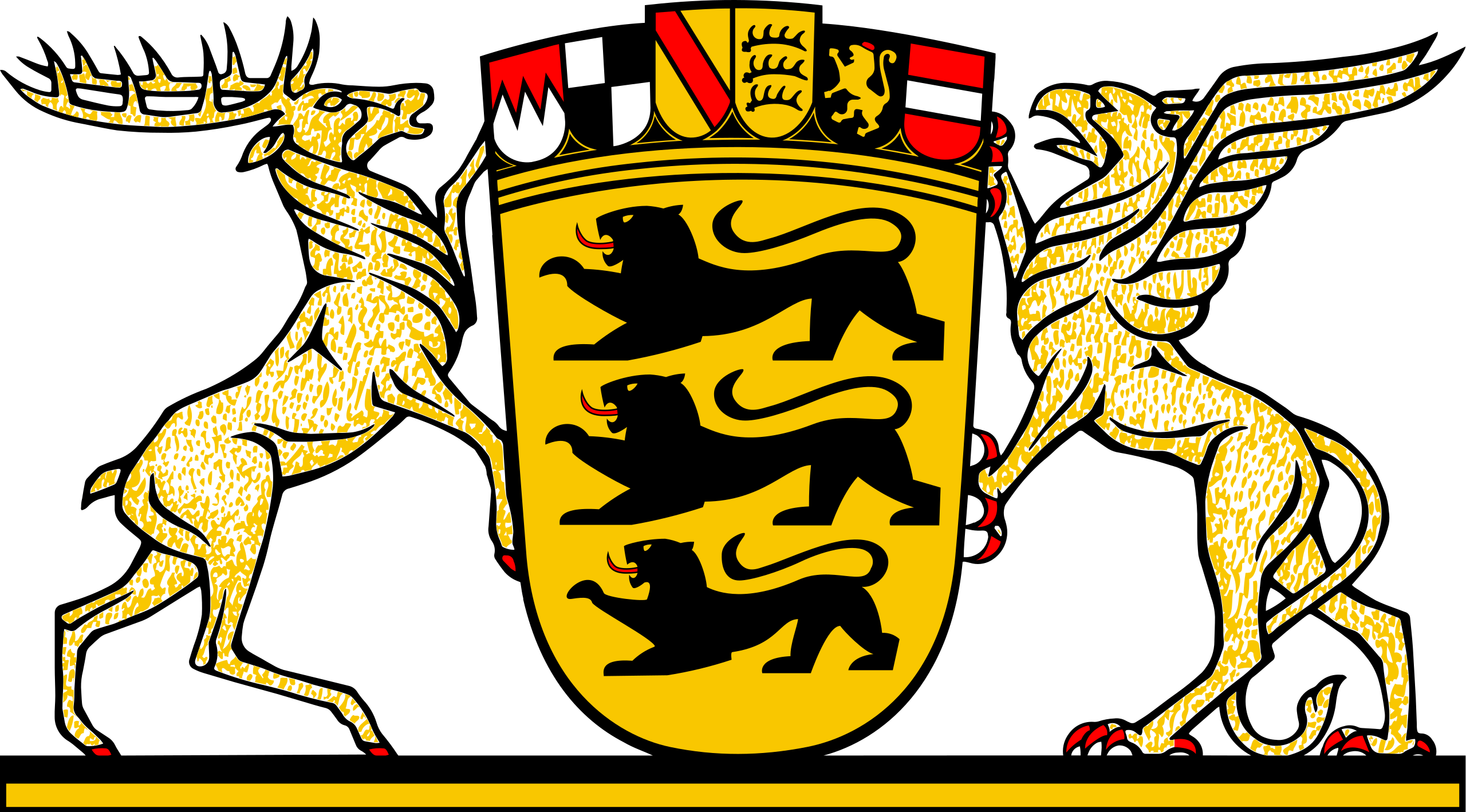 Wappen von Baden-Württemberg klein