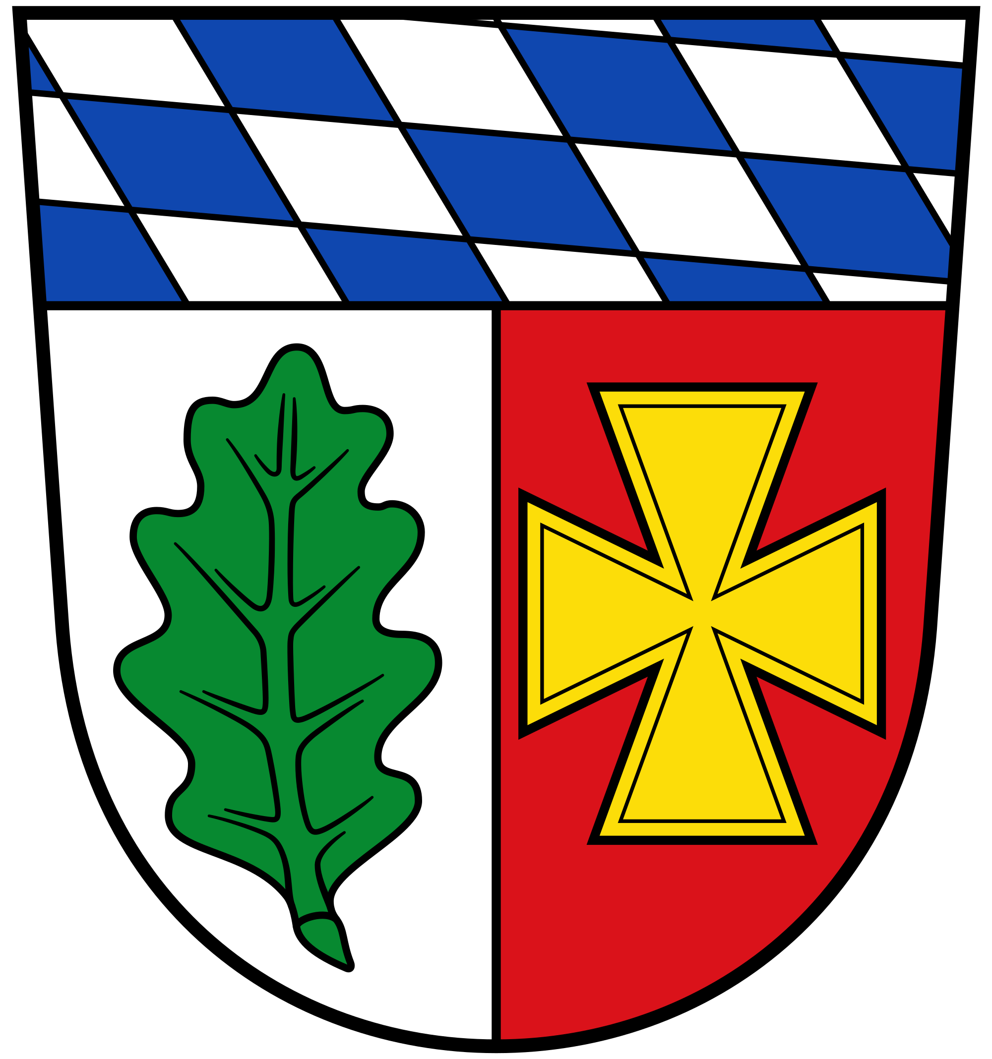 Wappen von Aichach-Friedberg