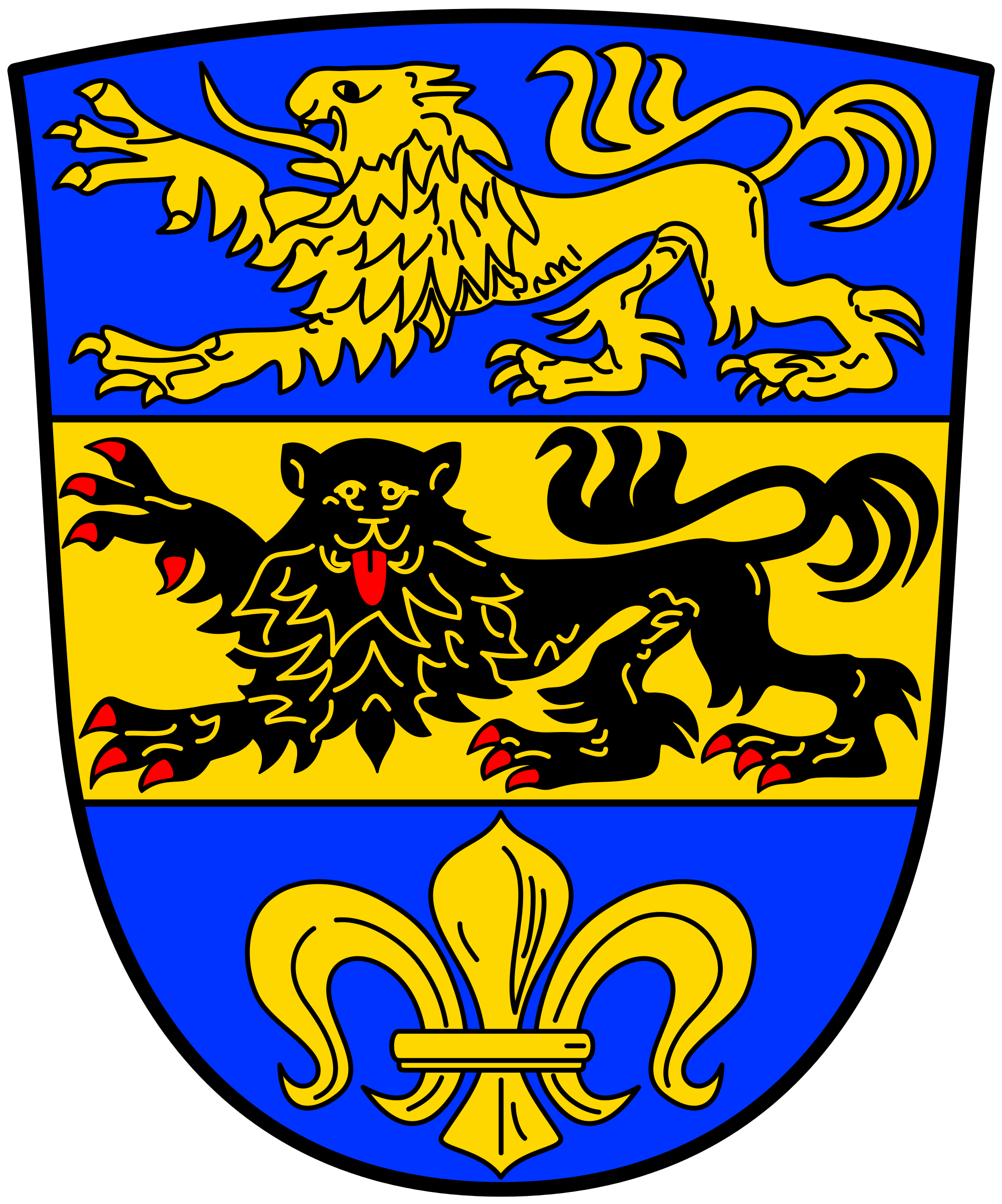 Wappen von Dillingen an der Donau