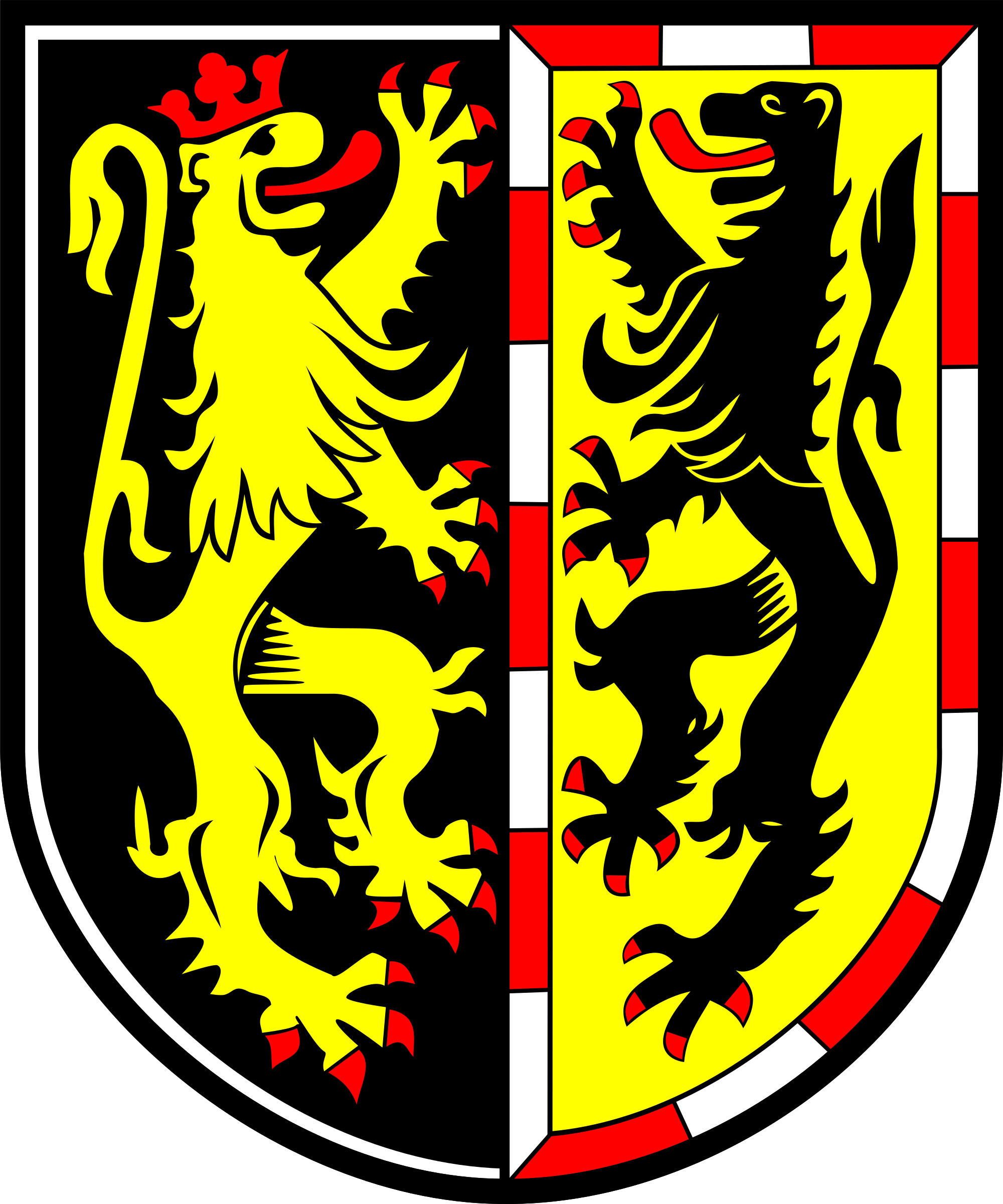 Wappen vom Landkreis Hof