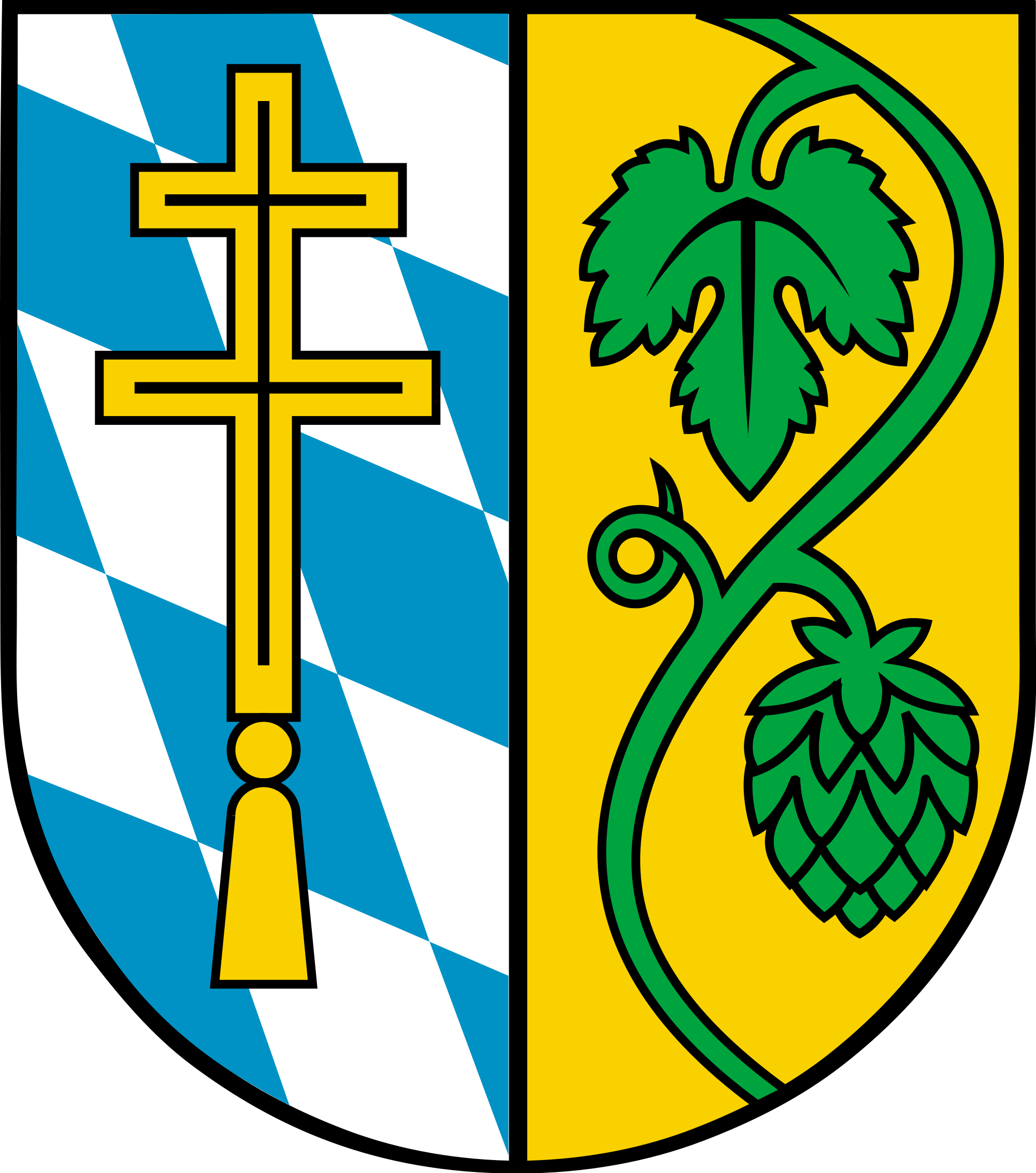 Wappen von Pfaffenhofen an der Ilm