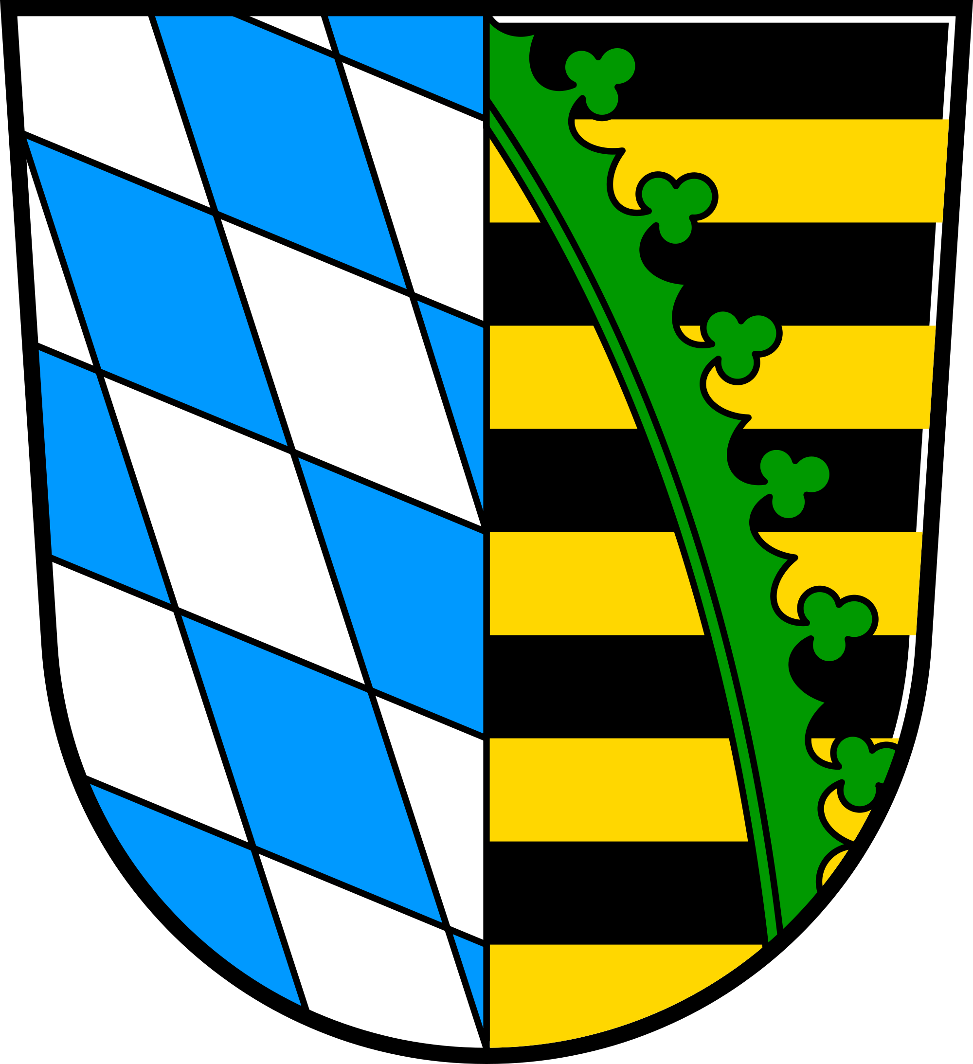 Wappen vom Landkreis Coburg