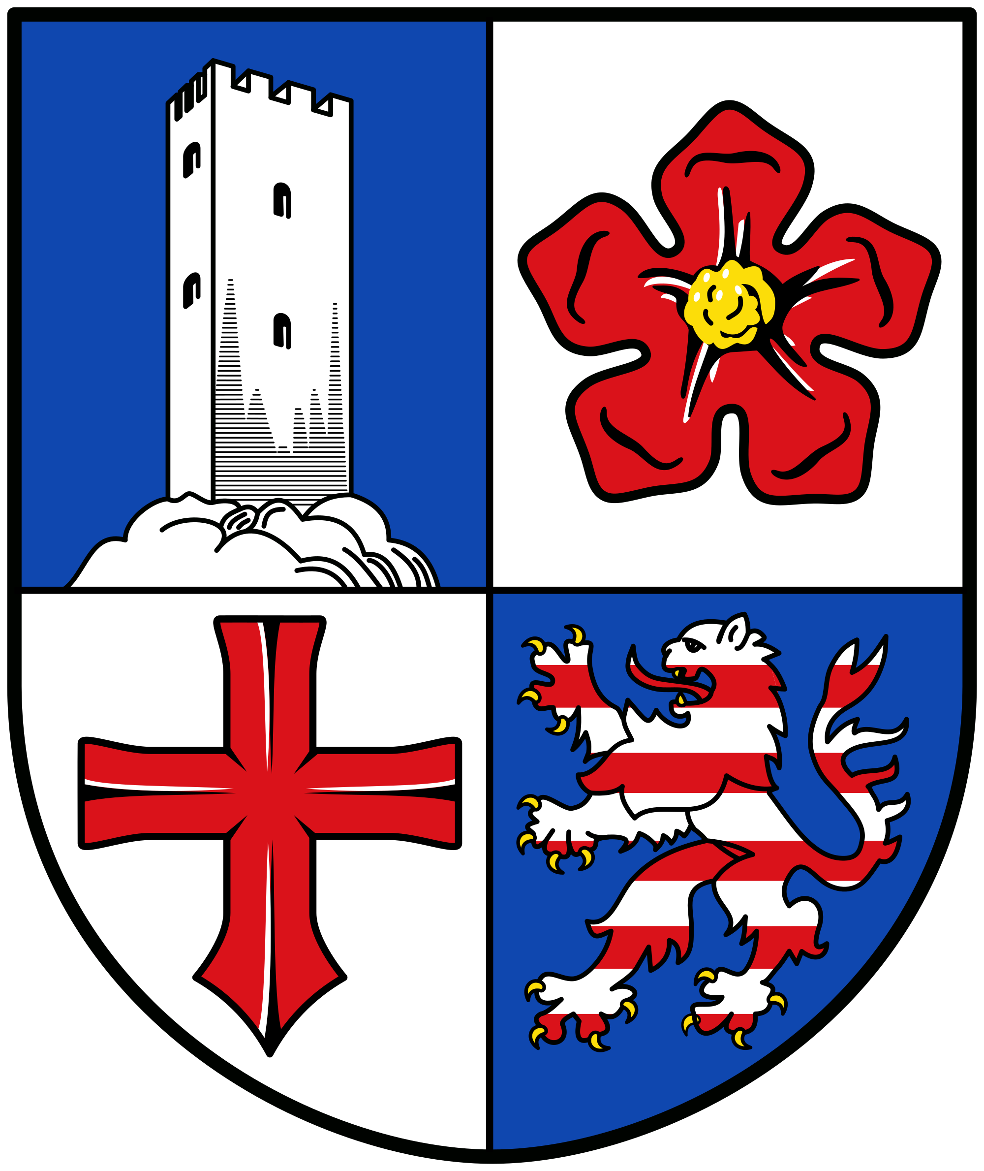 Wappen Landkreis Bergstraße