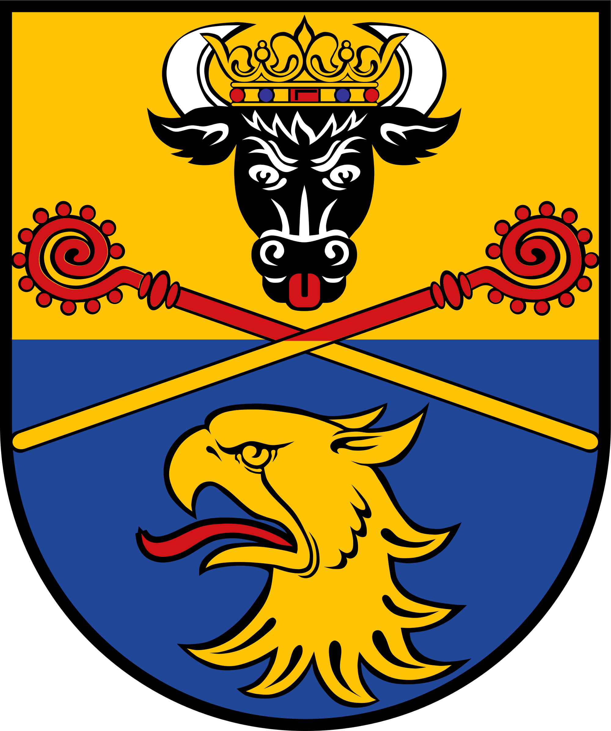 Wappen vom Landkreis Rostock