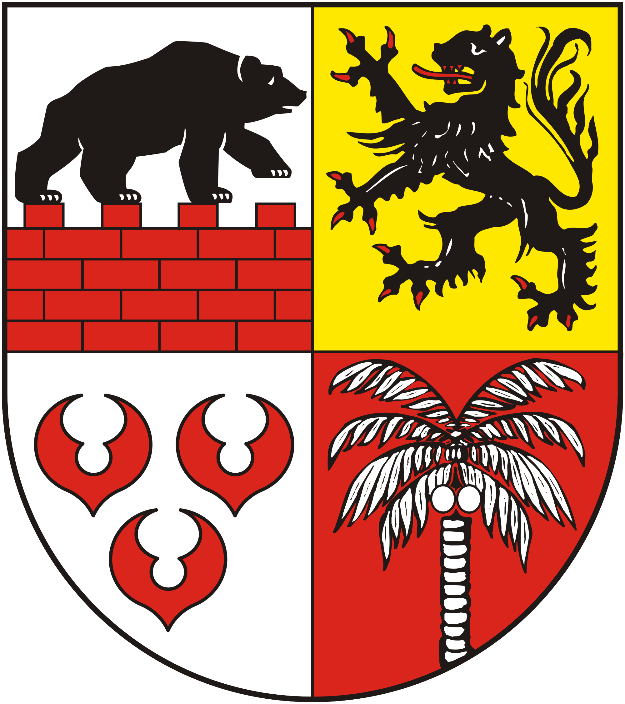 Wappen von Anhalt-Bitterfeld