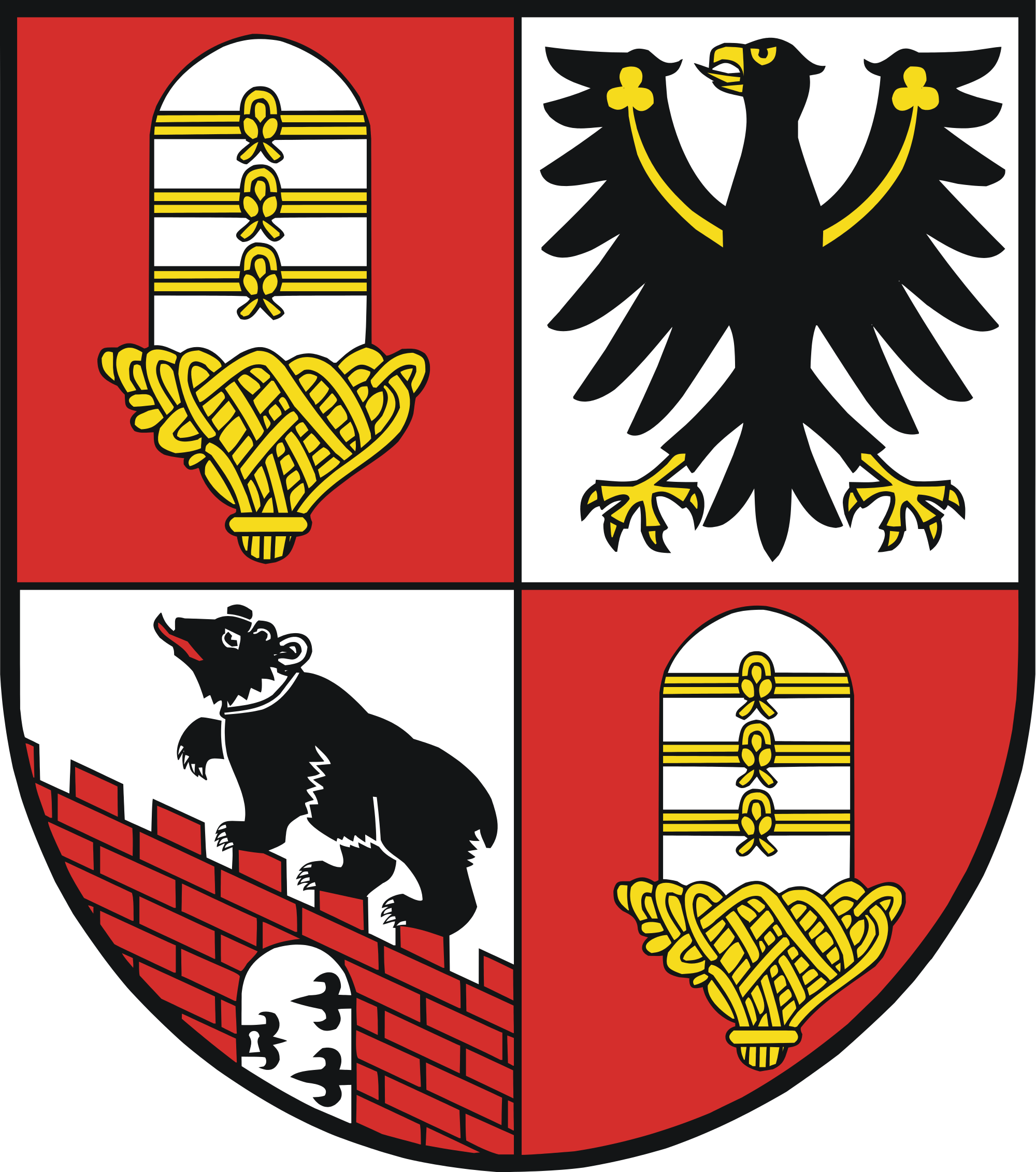 Wappen vom Salzlandkreis